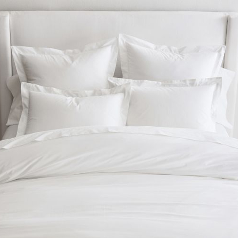 Combated Cotton 400 Fire Count Plain Satin Hotel Set set