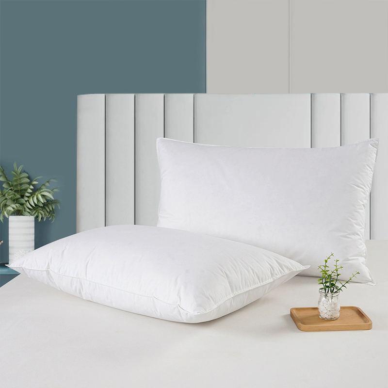 Bumbac 233t Percale Shell 50% White Duck Down Pene perne pentru hotel