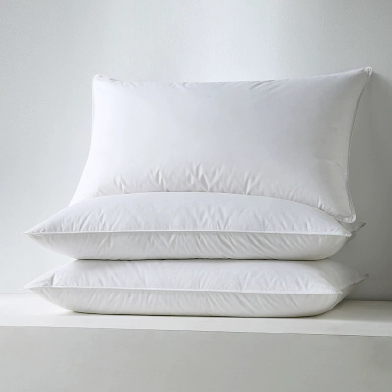 Bumbac 233t Percale Shell 50% White Duck Down Pene perne pentru hotel
