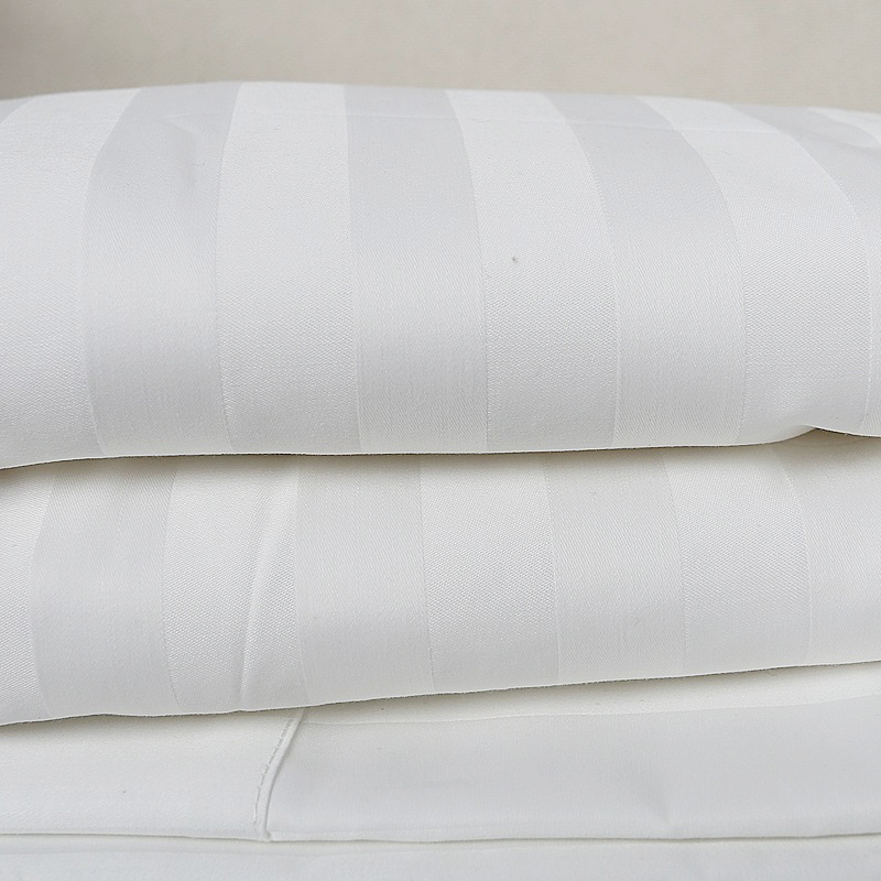 50% bumbac 50% poliester 250TC din satin din satin alb boutique de pat alți