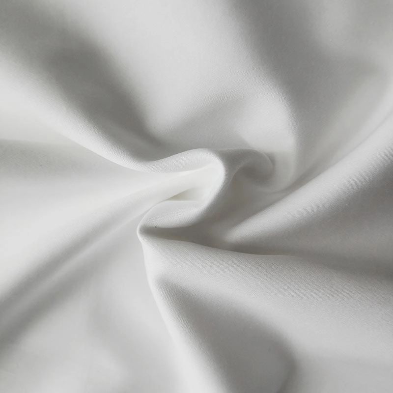 Bumbac combinat 60s 300t Sateen White Hotel Material